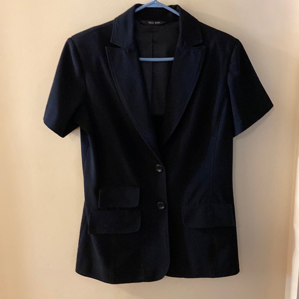 Tall Girl black short sleeved blazer size 10